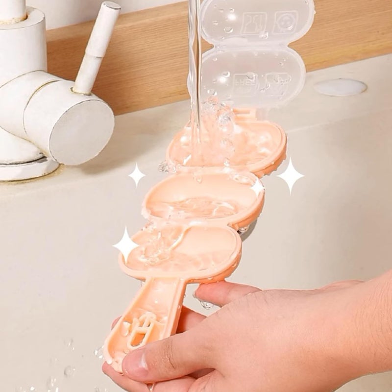 FUNGYAND Rice Ball Mold Set, 2 Pack DIY Rice Shakers with Mini Paddles, Round Onigiri Maker Mould for Bento, Sushi, Kids Lunch, Food Shaping Kitchen Tool - Image 5